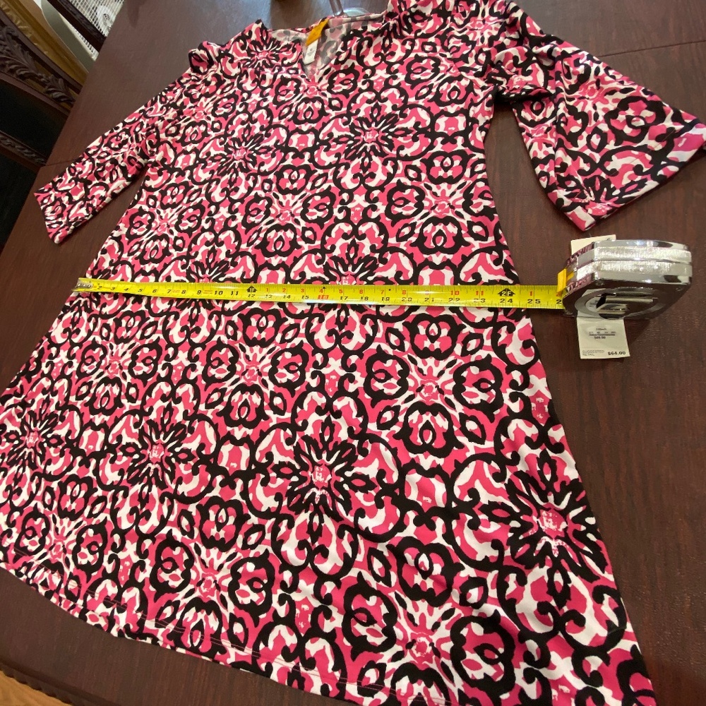 BRAND NEW Never Worn Ruby Rd. Black and Pink Dress (Bin 7) - Picture 15 of 15